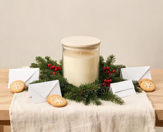 Holiday fragrance table