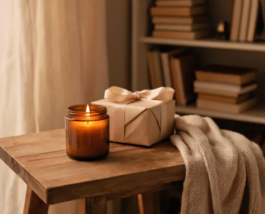Amber candle nook